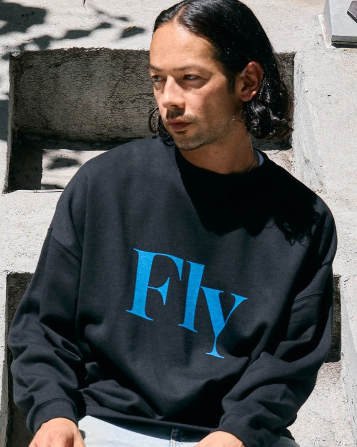 10.0oz Fly LOGO クルーネックスウェット -Fly-【予約販売3月上旬~中旬入荷】