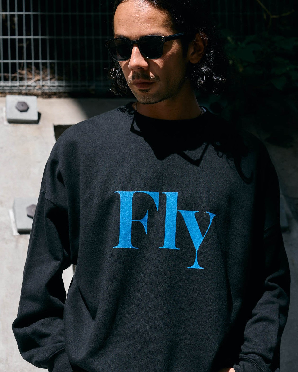 10.0oz Fly LOGO クルーネックスウェット -Fly-【予約販売3月上旬~中旬入荷】