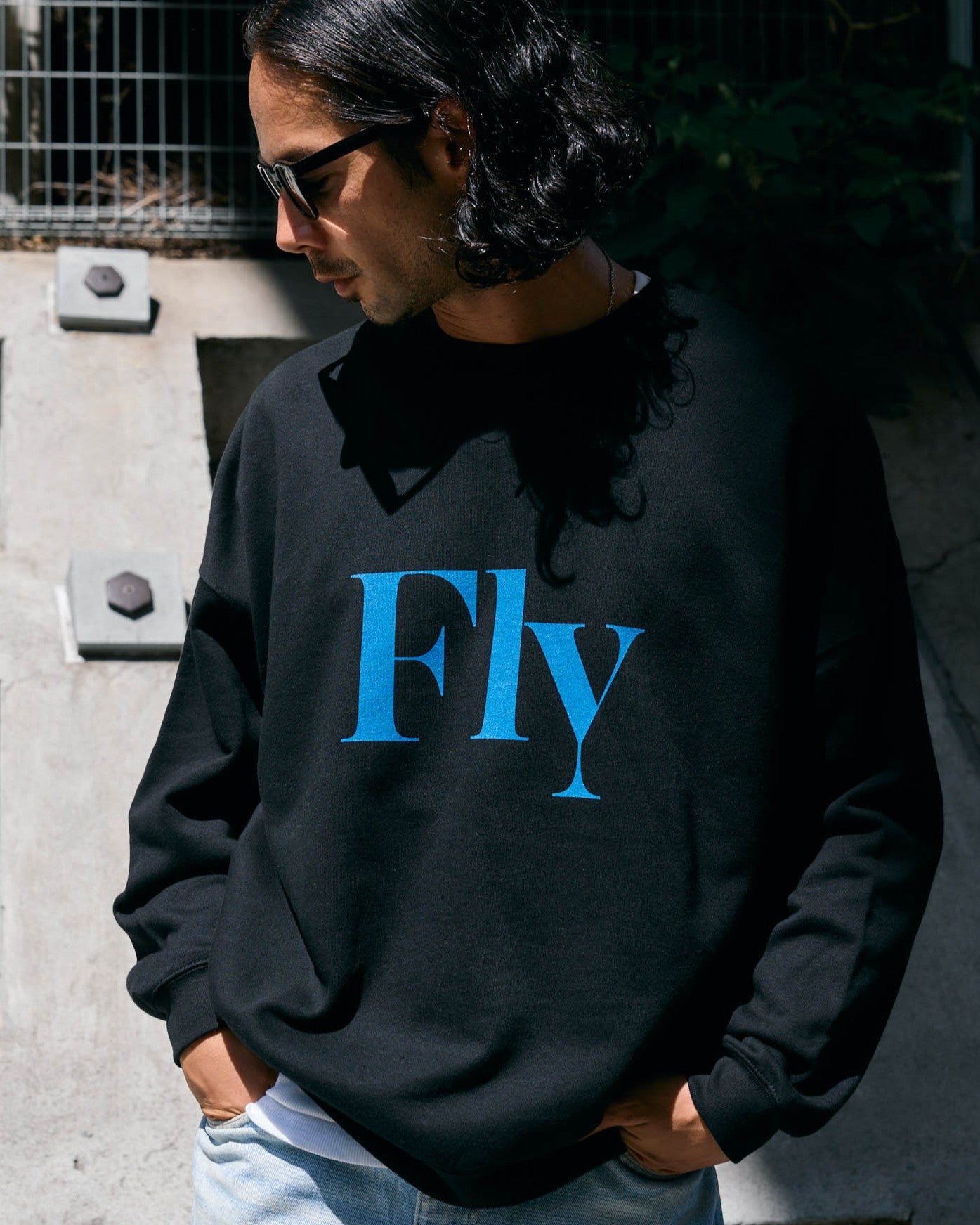 10.0oz Fly LOGO クルーネックスウェット -Fly-【予約販売3月上旬~中旬入荷】