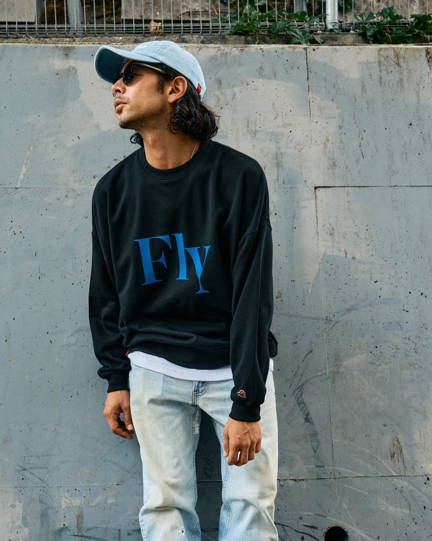 10.0oz Fly LOGO クルーネックスウェット -Fly-【予約販売3月上旬~中旬入荷】