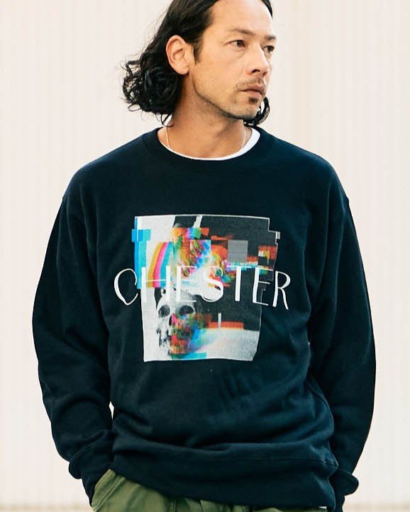 プリント クルーネックスウェット -Liam-【予約販売3月上旬~中旬入荷】