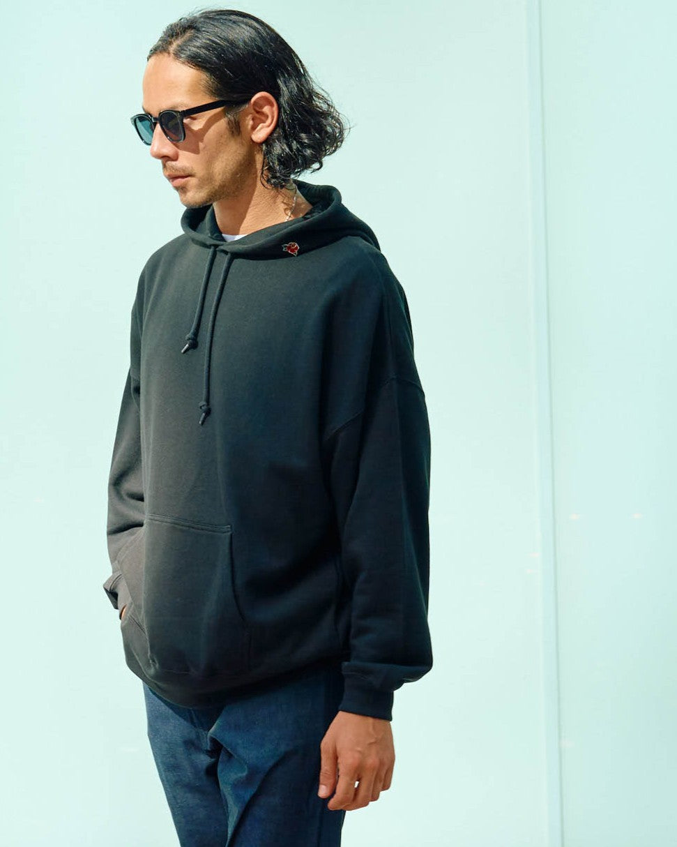 10.0oz バックプリント【rose】プルオーバーパーカー -Kate-【予約販売2月上旬~中旬入荷】
