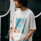 【予約販売7月初旬～中旬入荷】-Skylar-（ｽｶｲﾗｰ） "LIKE A SKY" レトロフォトプリントTシャツ