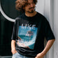 【予約販売7月初旬～中旬入荷】-Skylar-（ｽｶｲﾗｰ） "LIKE A SKY" レトロフォトプリントTシャツ