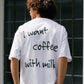 【予約販売7月初旬～中旬入荷】-Otis-(ｵｰﾃｨｽ） "VEG OUT" メッセージプリント Tシャツ