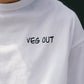 【予約販売7月初旬～中旬入荷】-Otis-(ｵｰﾃｨｽ） "VEG OUT" メッセージプリント Tシャツ