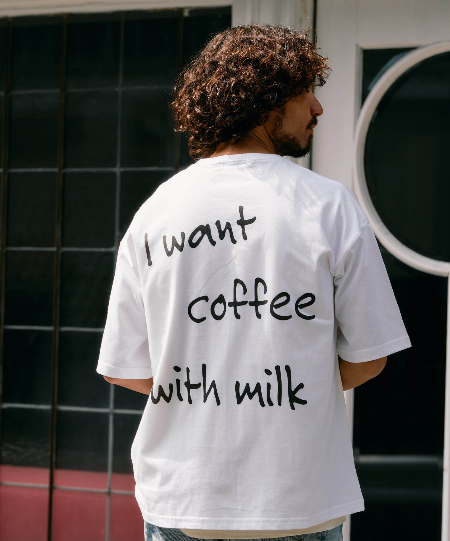 【予約販売7月初旬～中旬入荷】-Otis-(ｵｰﾃｨｽ） "VEG OUT" メッセージプリント Tシャツ