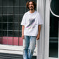 【予約販売7月初旬～中旬入荷】-Adonis-(ｱﾄﾞﾆｽ） アートグラフィック プリントTシャツ