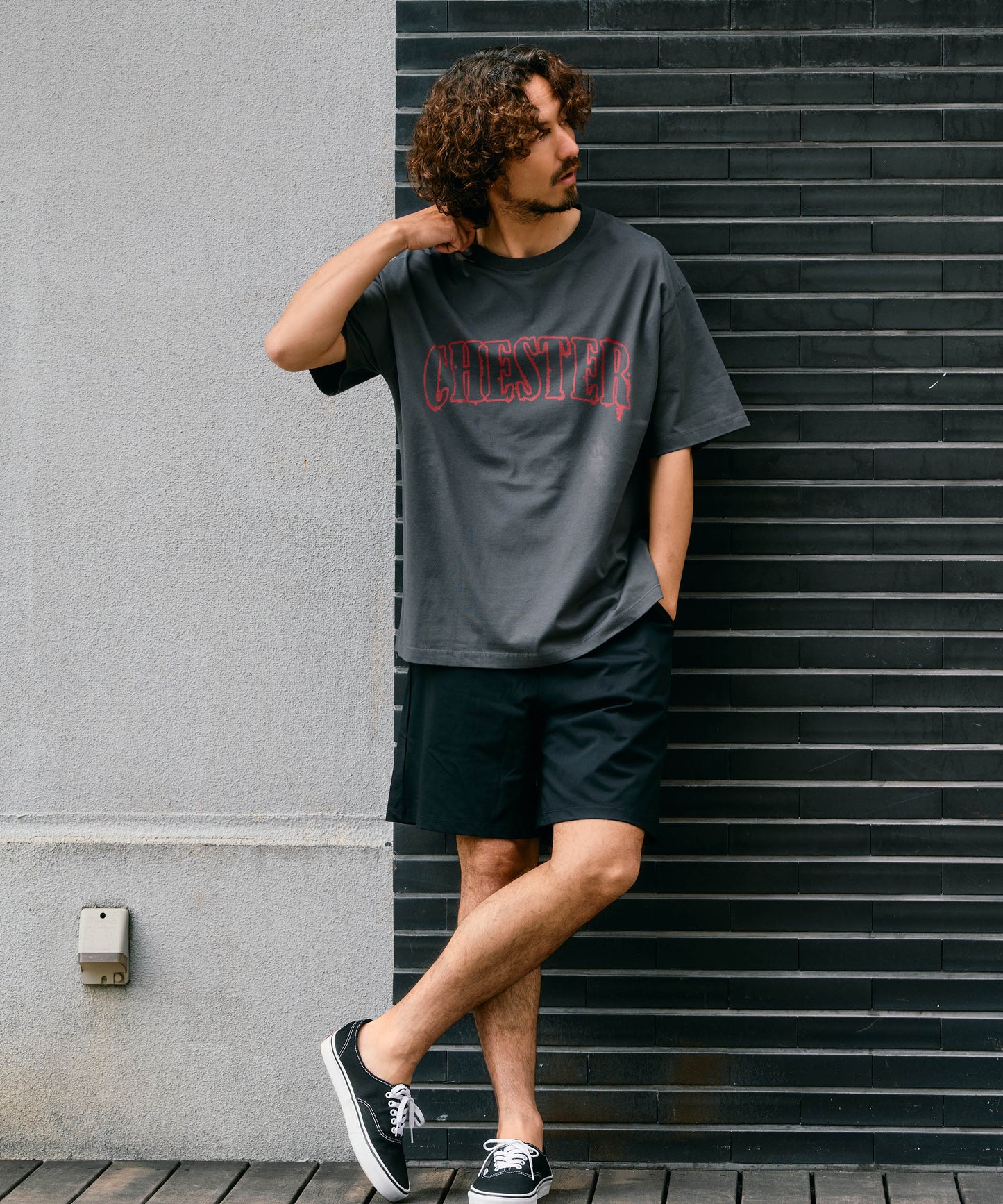 【予約販売7月初旬〜中旬入荷】-Jude-（ｼﾞｭｰﾄﾞ） 2トーン アーチロゴ プリントTシャツ