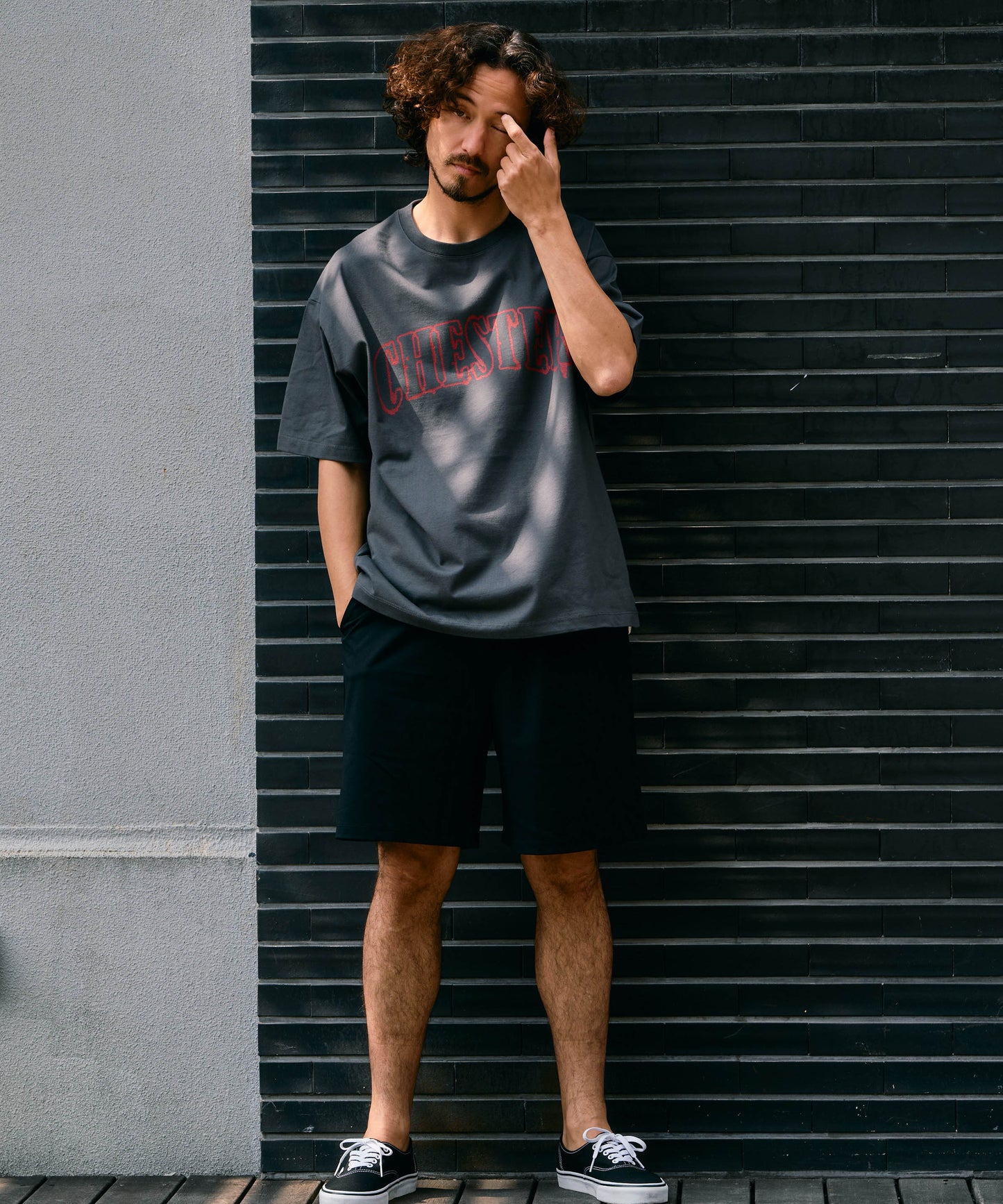 【予約販売7月初旬〜中旬入荷】-Jude-（ｼﾞｭｰﾄﾞ） 2トーン アーチロゴ プリントTシャツ