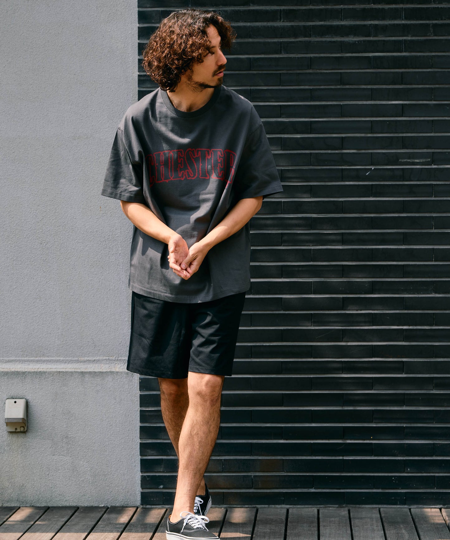 【予約販売7月初旬〜中旬入荷】-Jude-（ｼﾞｭｰﾄﾞ） 2トーン アーチロゴ プリントTシャツ