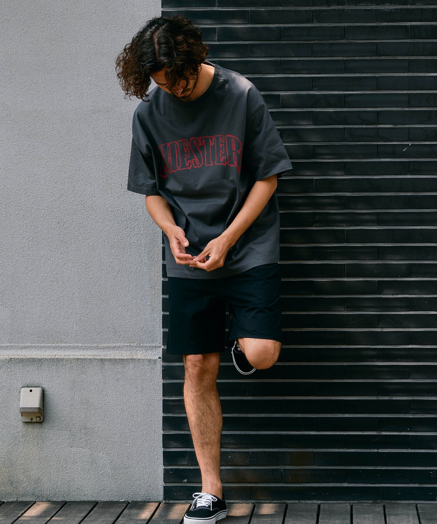【予約販売7月初旬〜中旬入荷】-Jude-（ｼﾞｭｰﾄﾞ） 2トーン アーチロゴ プリントTシャツ
