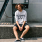 【予約販売7月中旬～下旬入荷】-Jesse-(ｼﾞｪｼｰ)  "ACTIONS SPEAK LOUDER" カットオフ ハーフスリーブスウェット