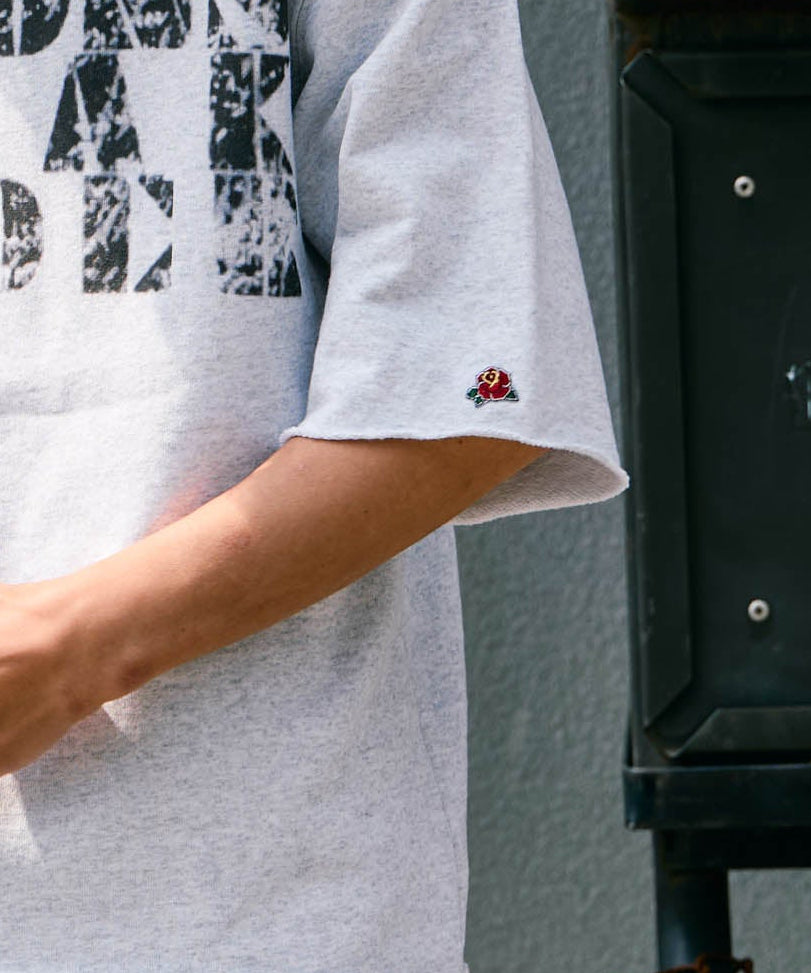 【予約販売7月中旬～下旬入荷】-Jesse-(ｼﾞｪｼｰ)  "ACTIONS SPEAK LOUDER" カットオフ ハーフスリーブスウェット