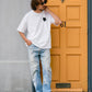 【予約販売7月初旬〜中旬入荷】 -Elio-（ｴﾘｵ）グランジハート バックプリント Tシャツ