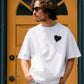 【予約販売7月初旬〜中旬入荷】 -Elio-（ｴﾘｵ）グランジハート バックプリント Tシャツ