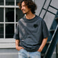 【予約販売7月初旬〜中旬入荷】 -Elio-（ｴﾘｵ）グランジハート バックプリント Tシャツ