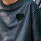 【予約販売7月初旬〜中旬入荷】 -Elio-（ｴﾘｵ）グランジハート バックプリント Tシャツ