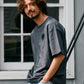 【予約販売7月初旬〜中旬入荷】 -Elio-（ｴﾘｵ）グランジハート バックプリント Tシャツ