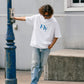 【予約販売7月初旬～中旬入荷】-Arlo Fly-（ｱｰﾛ･ﾌﾗｲ） "Fly & I Can" メッセージロゴ プリントTシャツ