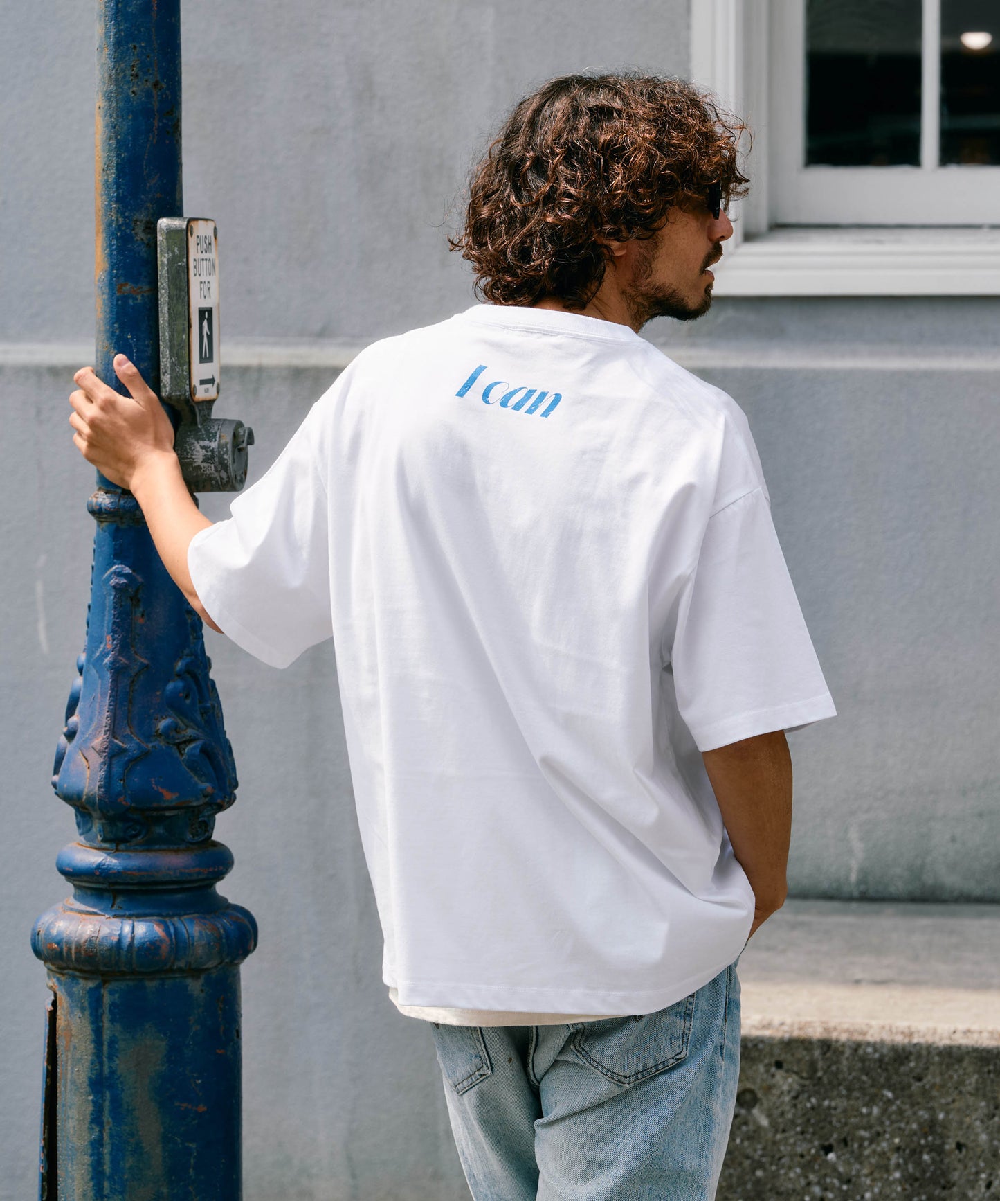 【予約販売7月初旬～中旬入荷】-Arlo Fly-（ｱｰﾛ･ﾌﾗｲ） "Fly & I Can" メッセージロゴ プリントTシャツ