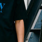 【予約販売7月初旬～中旬入荷】-Arlo Fly-（ｱｰﾛ･ﾌﾗｲ） "Fly & I Can" メッセージロゴ プリントTシャツ