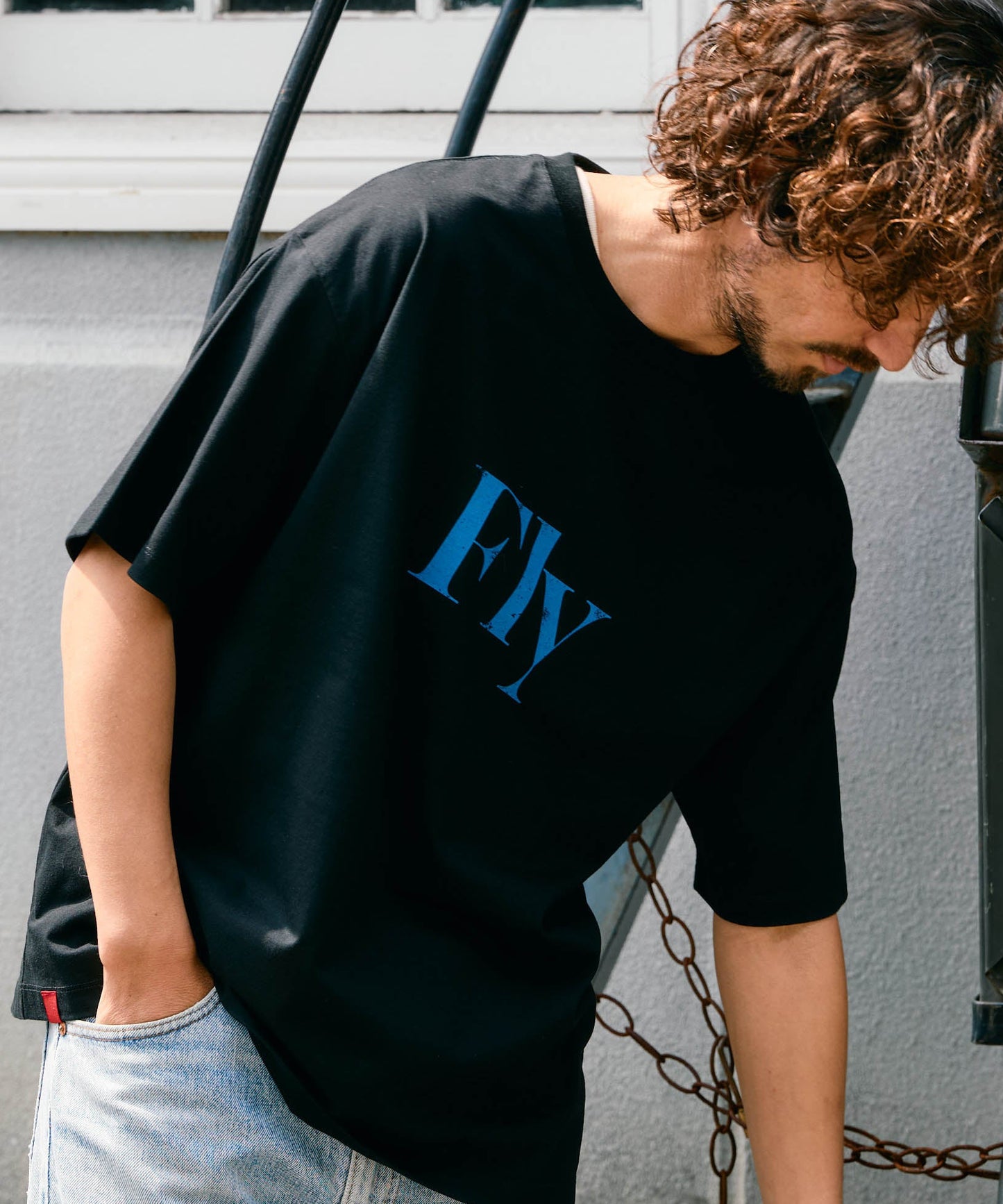 【予約販売7月初旬～中旬入荷】-Arlo Fly-（ｱｰﾛ･ﾌﾗｲ） "Fly & I Can" メッセージロゴ プリントTシャツ