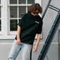【予約販売7月中旬～下旬入荷】-Alex-(ｱﾚｯｸｽ) "do your own thing" ディストーションチェッカー バックプリントTシャツ