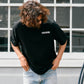 【予約販売7月中旬～下旬入荷】-Alex-(ｱﾚｯｸｽ) "do your own thing" ディストーションチェッカー バックプリントTシャツ