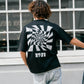 【予約販売7月中旬～下旬入荷】-Alex-(ｱﾚｯｸｽ) "do your own thing" ディストーションチェッカー バックプリントTシャツ