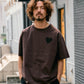 【予約販売7月初旬〜中旬入荷】 -Elio-（ｴﾘｵ）グランジハート バックプリント Tシャツ