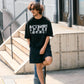 【予約販売7月中旬～下旬入荷】-Jesse-(ｼﾞｪｼｰ)  "ACTIONS SPEAK LOUDER" カットオフ ハーフスリーブスウェット