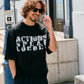 【予約販売7月中旬～下旬入荷】-Jesse-(ｼﾞｪｼｰ)  "ACTIONS SPEAK LOUDER" カットオフ ハーフスリーブスウェット