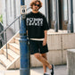 【予約販売7月中旬～下旬入荷】-Jesse-(ｼﾞｪｼｰ)  "ACTIONS SPEAK LOUDER" カットオフ ハーフスリーブスウェット