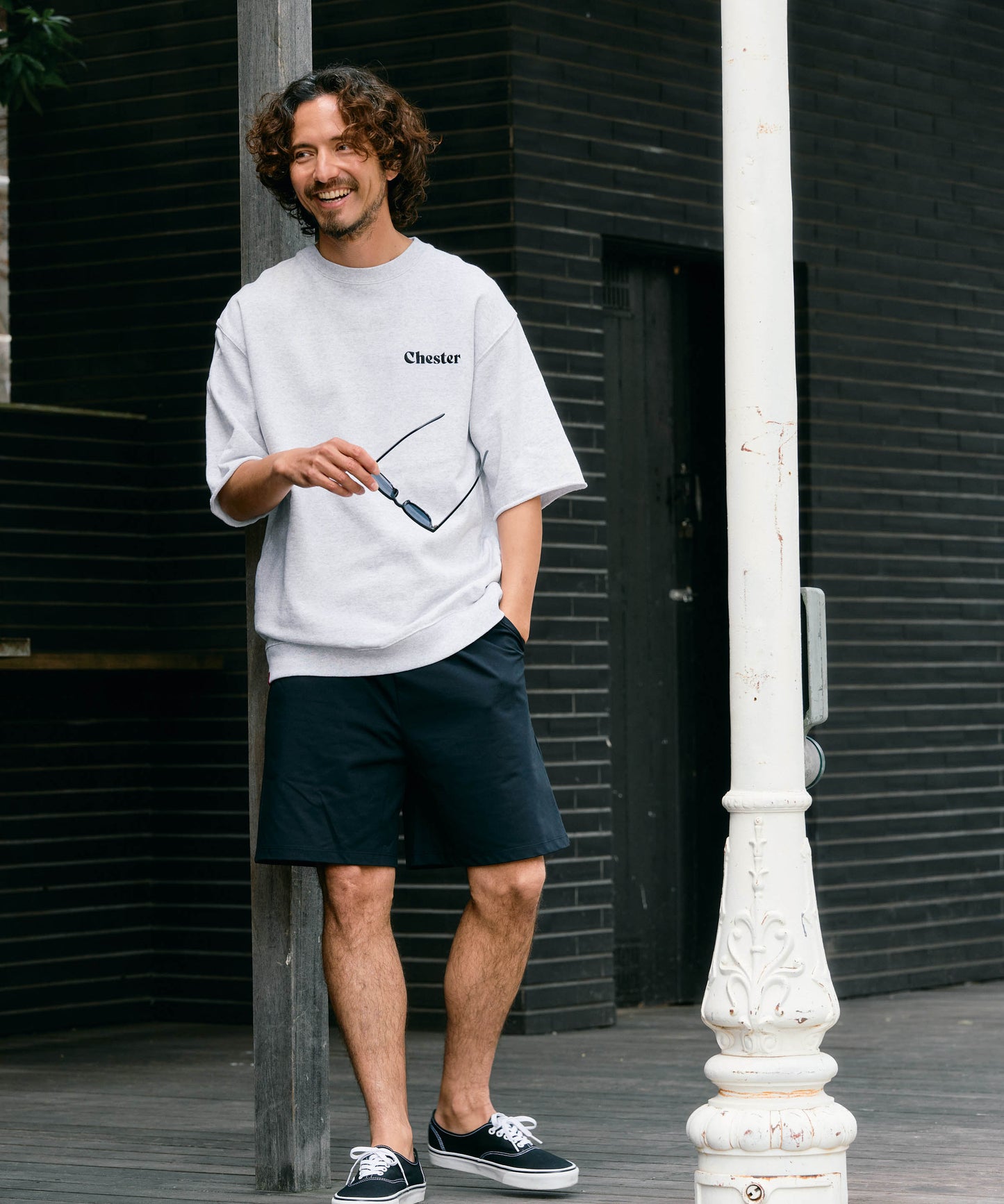 【予約販売7月中旬～下旬入荷】-Travis-(ﾄﾗｳﾞｨｽ)  バンダナパッチワーク ハーフスリーブスウェット