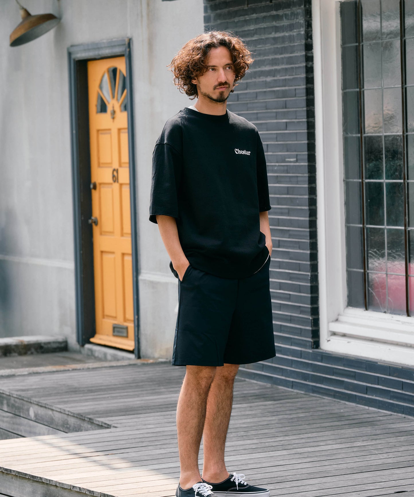 【予約販売7月中旬～下旬入荷】-Travis-(ﾄﾗｳﾞｨｽ)  バンダナパッチワーク ハーフスリーブスウェット