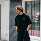 【予約販売7月中旬～下旬入荷】-Travis-(ﾄﾗｳﾞｨｽ)  バンダナパッチワーク ハーフスリーブスウェット