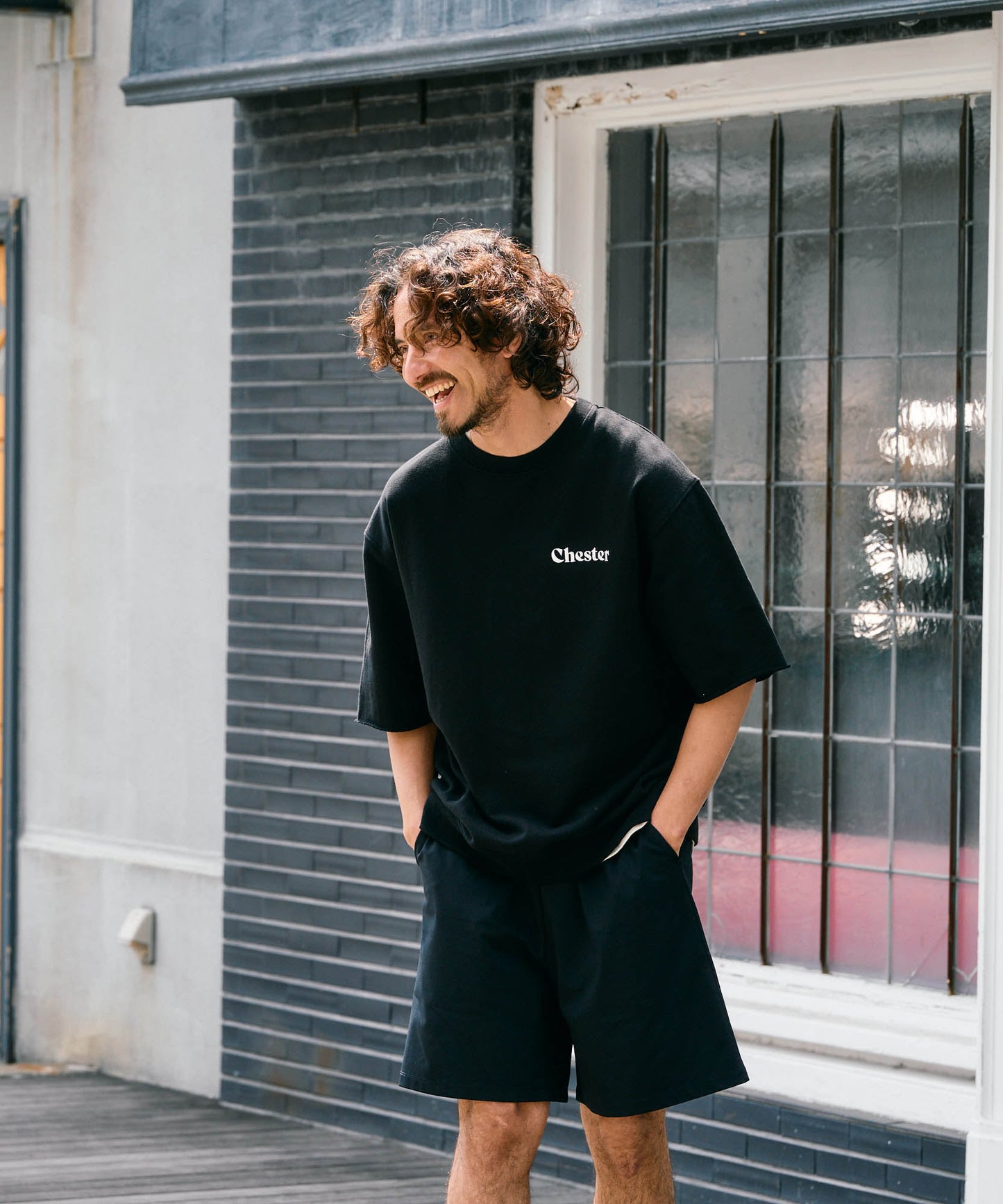 【予約販売7月中旬～下旬入荷】-Travis-(ﾄﾗｳﾞｨｽ)  バンダナパッチワーク ハーフスリーブスウェット