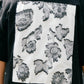 【予約販売7月中旬～下旬入荷】-Travis-(ﾄﾗｳﾞｨｽ)  バンダナパッチワーク ハーフスリーブスウェット