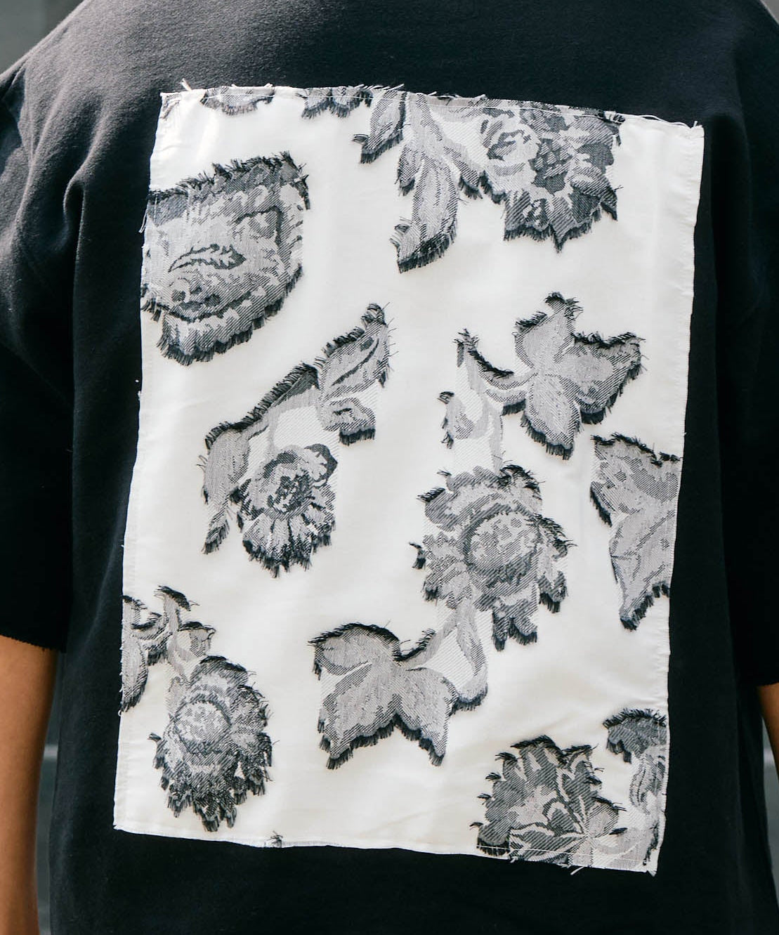 【予約販売7月中旬～下旬入荷】-Travis-(ﾄﾗｳﾞｨｽ)  バンダナパッチワーク ハーフスリーブスウェット