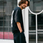 【予約販売7月中旬～下旬入荷】-Travis-(ﾄﾗｳﾞｨｽ)  バンダナパッチワーク ハーフスリーブスウェット