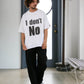【予約販売7初旬～中旬入荷】-Beck-(ﾍﾞｯｸ)  "I don't No" メッセージプリント ビッグTシャツ