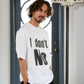 【予約販売7初旬～中旬入荷】-Beck-(ﾍﾞｯｸ)  "I don't No" メッセージプリント ビッグTシャツ