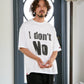 【予約販売7初旬～中旬入荷】-Beck-(ﾍﾞｯｸ)  "I don't No" メッセージプリント ビッグTシャツ