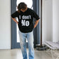【予約販売7初旬～中旬入荷】-Beck-(ﾍﾞｯｸ)  "I don't No" メッセージプリント ビッグTシャツ