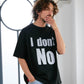 【予約販売7初旬～中旬入荷】-Beck-(ﾍﾞｯｸ)  "I don't No" メッセージプリント ビッグTシャツ