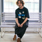 【予約販売7月初旬〜中旬入荷】-Indie-（ｲﾝﾃﾞｨｰ）デイジーフラワー＆ペイントスマッジ プリントTシャツ