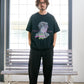 【予約販売7月初旬～中旬入荷】-Adonis-(ｱﾄﾞﾆｽ） アートグラフィック プリントTシャツ