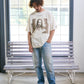 【予約販売7月中旬～下旬入荷】-Jesus-(ｼﾞｰｻﾞｽ) "Hey, What's up?" グラフィック＆ローズワッペン ヴィンテージTシャツ -Jesus-