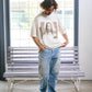 【予約販売7月中旬～下旬入荷】-Jesus-(ｼﾞｰｻﾞｽ) "Hey, What's up?" グラフィック＆ローズワッペン ヴィンテージTシャツ -Jesus-